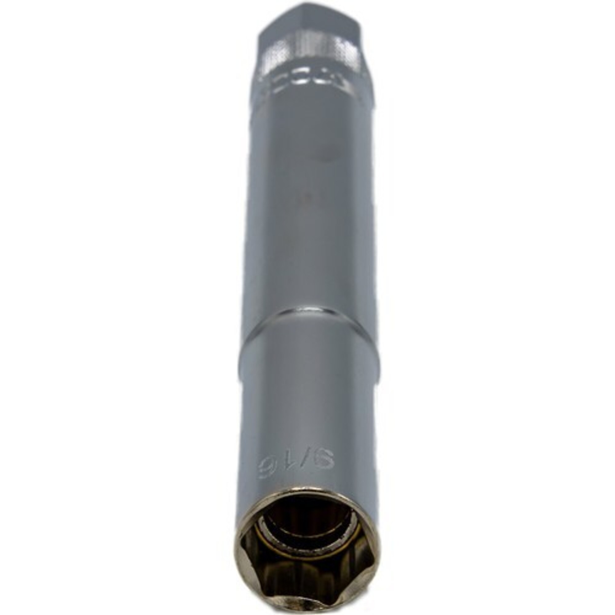 VIM Tools Magnetic Extra Deep Spark Plug Socket — 9/16in., 6in. Overall Length, 3/8in. Drive, Model# VIMMSPMED916